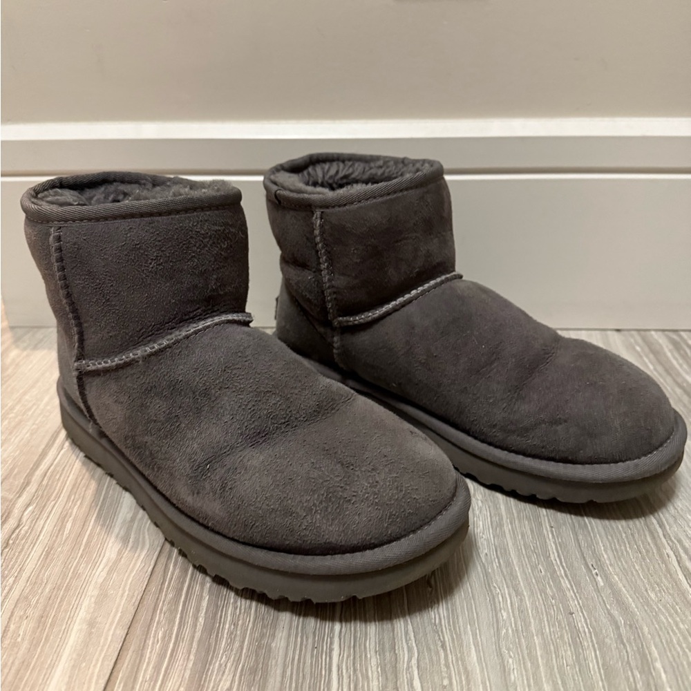 Ugg Women's Classic Mini II Boot in Grey Suede Size 8